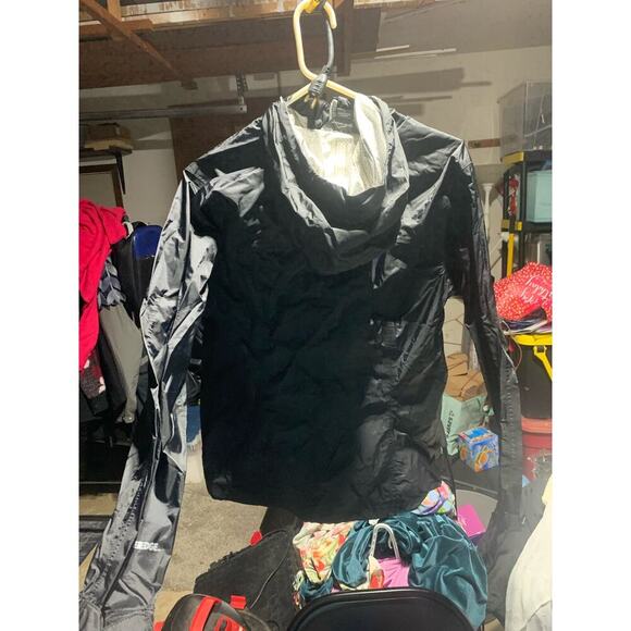 Eddie Bauer Weather Edge Jacket Men Size L Black Full Zip LARGE - Picture 2 of 5